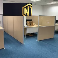 VÁCH NGĂN LỬNG LÀM VIỆC VĂN PHÒNG CẦU XÉO